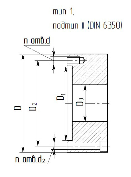 DIN 6350-II чертеж